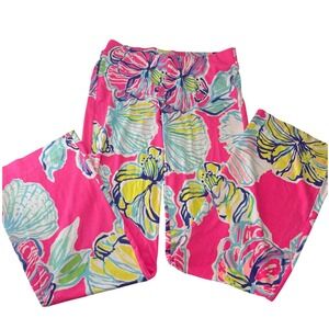 Lilly Pulitzer Georgia May Palazzo Pants Swept By The Tides Womens Small